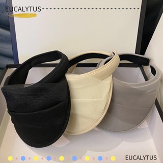 EUTUS หมวกกันแดด ป้องกันรังสียูวี แบบพับได้ แฟชั่นฤดูร้อน สําหรับผู้หญิง