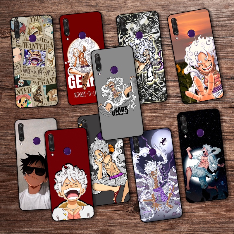 สําหรับ Huawei Y6P Y7A P40 Lite Pro AA27 ลูฟี่เกียร์ที่ห้า TPU นิ่มแขนป้องกัน