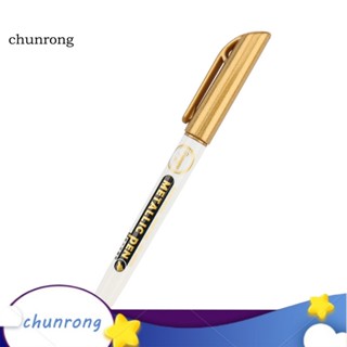 Chunrong ปากกามาร์กเกอร์เมทัลลิก เป็นมิตรกับสิ่งแวดล้อม แบบพกพา สําหรับศิลปิน งานแต่งงาน 2 ชิ้น