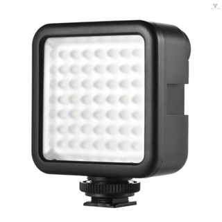 Fw Andoer W49 Mini Interlock Camera LED Panel Light Dimmable Camcorder Video Lighting With Shoe Mount Adapter for    A7 DSLR