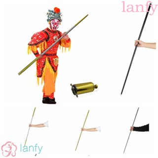 Lanfy ไม้กายสิทธิ์นักมายากล ยืดหดได้ โลหะ 110 ซม. ยืดหดได้ สําหรับนักมายากล