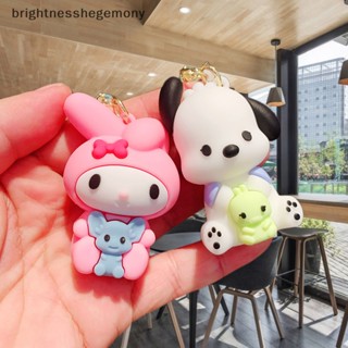 Bgth พวงกุญแจซิลิโคน จี้ตุ๊กตาการ์ตูน Sanrio น่ารัก สําหรับแขวนกระเป๋านักเรียน กุญแจรถยนต์ ของขวัญเด็กผู้หญิง