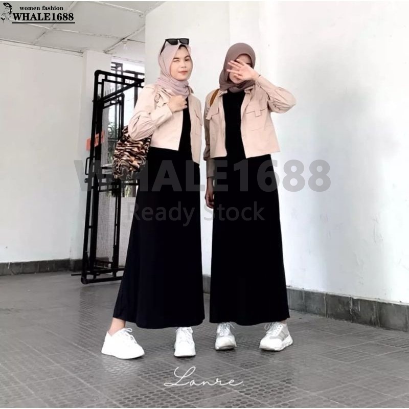 INNER JUBAH ABAYA/LONG INNER/KAFTAN/MUSLIMAH LONG INNER DRESS SUPER SOFT AND - รูปที่ 2