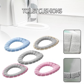 New Thick Closestool Toilet Seat Pad Mat Bathroom Warmer Washable Padded Covers