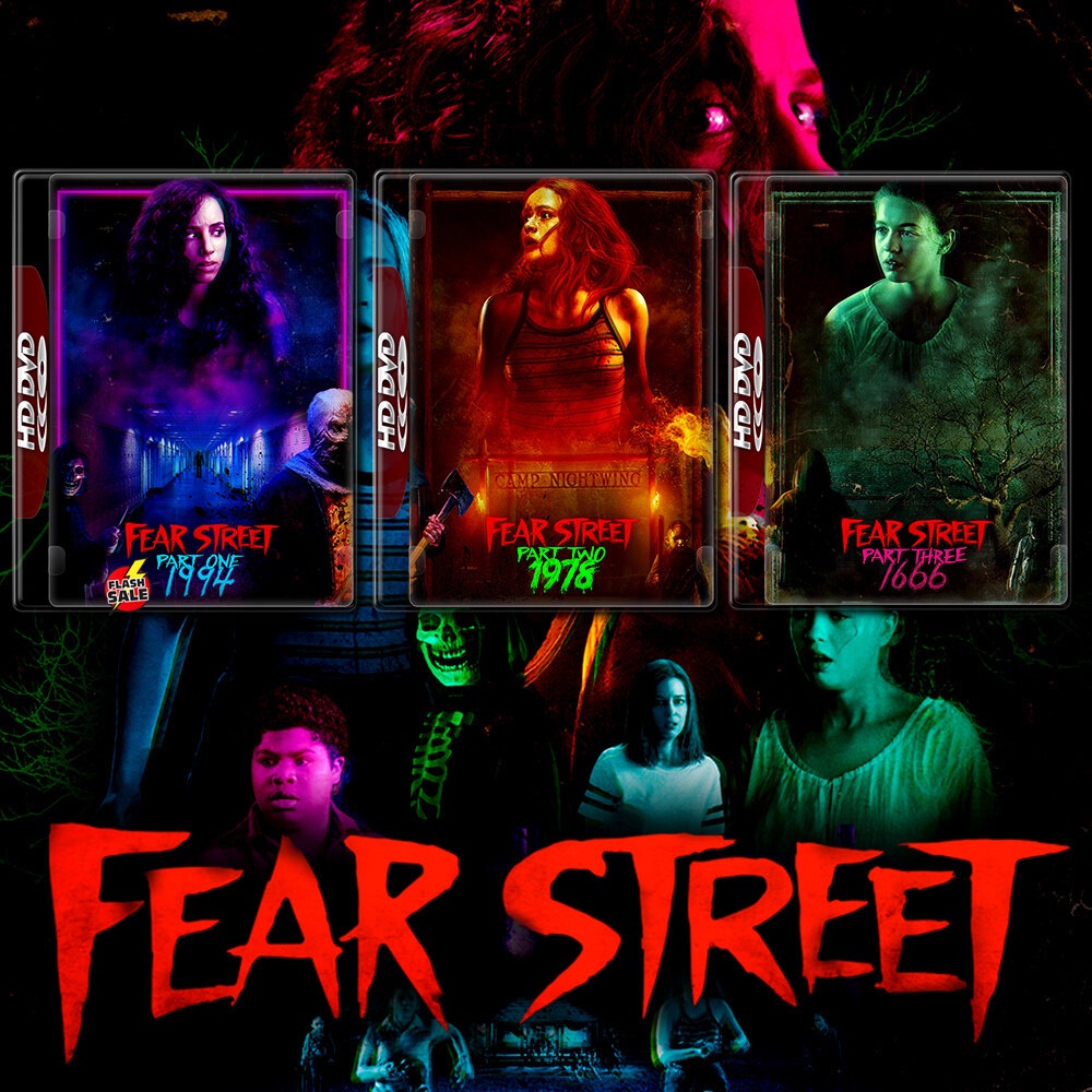 DVD ดีวีดี Fear Street Part 1-3 ถนนอาถรรพ์ DVD หนัง มาสเตอร์ เสียงไทย (เสียง ไทย/อังกฤษ | ซับ ไทย/อังกฤษ) DVD ดีวีดี