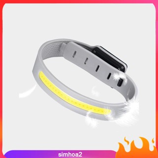 [Simhoa2] สายรัดแขน ไฟกระพริบ LED กันฝน ชาร์จไฟได้ สําหรับเล่นกีฬา