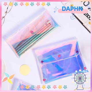 Daphs กระเป๋าใส่เหรียญ แบบใส กระเป๋าสตางค์ ใส่ดินสอ เก็บข้อมูล กระเป๋าเครื่องสําอาง สําหรับผู้หญิง