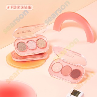 Matte Easy To Eye Shadow Colour Pearlescent 3 Palette Smudge Color Easy Eye Shadow Not To 【searson】 【searson】