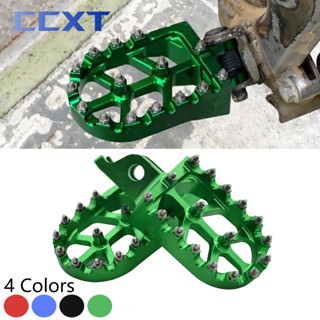 ที่พักเท้ารถจักรยานยนต์ CNC สําหรับ Kawasaki KX250F KX250 KX450F KX450 KX250X KX450X 2006-2018 2019 2020 2021