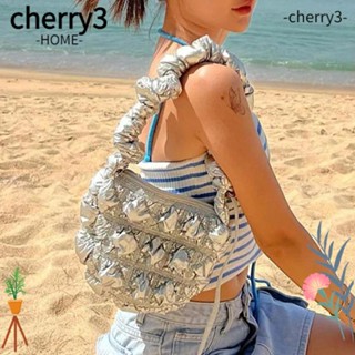 Cherry3 กระเป๋าช้อปปิ้ง ทรงซองจดหมาย ลายก้อนเมฆ พับได้