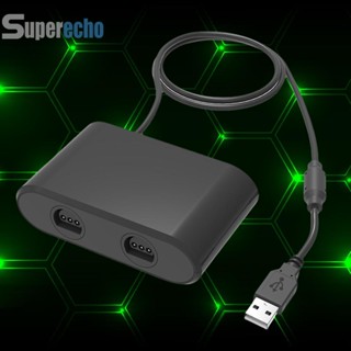 N64 อะแดปเตอร์แปลง USB 2 พอร์ต สําหรับ Switch OLED Model PC Windows [superecho.th]