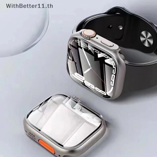 Better เคสกันชนหน้า หลัง PC แบบแข็ง สําหรับ IOS Watch 44 มม. 45 มม. iwatch 8 7 6 5 4 Change To Ultra