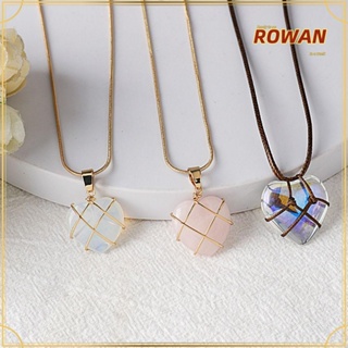 Rowans สร้อยคอโซ่ จี้รูปหัวใจ เครื่องประดับ สําหรับตุ๊กตาบาร์บี้ DIY