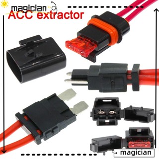 Mag กล่องฟิวส์ไฟฟ้า 16AWG ACC ไม่ทําลาย สําหรับรถยนต์ 2 ชิ้น