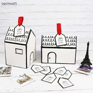 [upcloud1] กล่องของขวัญ รูปบ้าน สําหรับงานแต่งงาน คุกกี้ เค้กวันเกิด [TH]