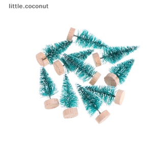 [little.coconut] ต้นคริสต์มาส ขนาดเล็ก DIY สําหรับตกแต่งบ้าน 10 ชิ้น