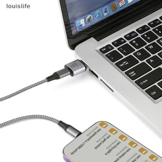 Leth OTG อะแดปเตอร์แปลง USB 3.1 ตัวผู้ เป็น Type C ตัวเมีย 10Gbps สําหรับ Macbook OTG