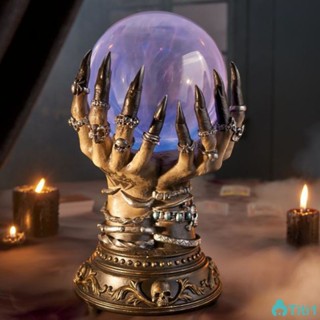 การจัดฉากมายากลฮาโลวีน Personal Magic Hand Weird Family Party Decoration Static Ion Flash Magic Ball Magic Lantern TH1