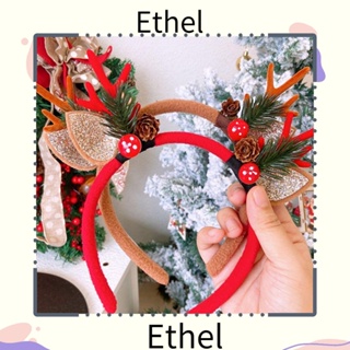 Ethel1 ที่คาดศีรษะ คริสต์มาส เด็ก ตกแต่งคริสต์มาส หวาน Pinecone