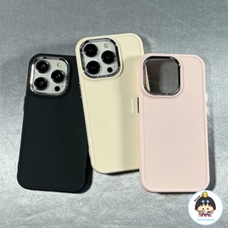 เคสโทรศัพท์มือถือซิลิโคน TPU นิ่ม เนื้อแมตต์ หรูหรา ด้านหลัง สําหรับ IPhone 14 13 12 11 Pro Max