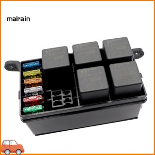 [Ma] กล่องฟิวส์รีเลย์ 12V 6 ทาง อุปกรณ์เสริม สําหรับรถยนต์