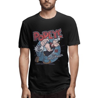 เสื้อยืด พิมพ์ลาย Popeye The Sailorman 02 พลัสไซซ์ ของขวัญวันเกิด สําหรับผู้ชาย
