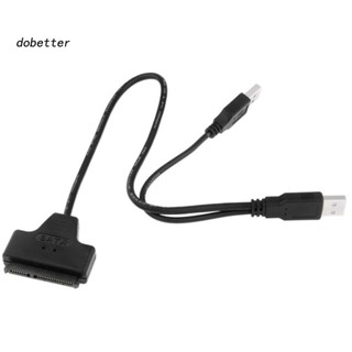 &lt;Dobetter&gt; สายเคเบิลอะแดปเตอร์แปลงฮาร์ดดิสก์ไดรฟ์ USB 20 เป็น SATA HDD ความเร็วสูง