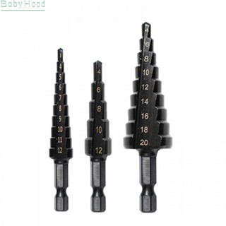 【Big Discounts】3-12 4-12 4-20 Straight Groove Step Drill HSS Titanium Coated Hole Cutter set#BBHOOD