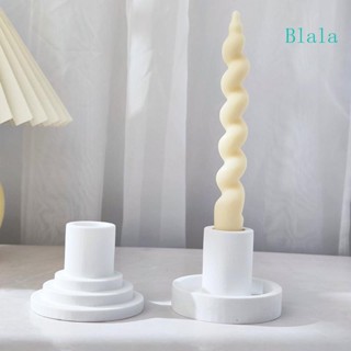 Blala แม่พิมพ์ซิลิโคนเรซิ่น ทรงกระบอก สําหรับทําเทียน DIY