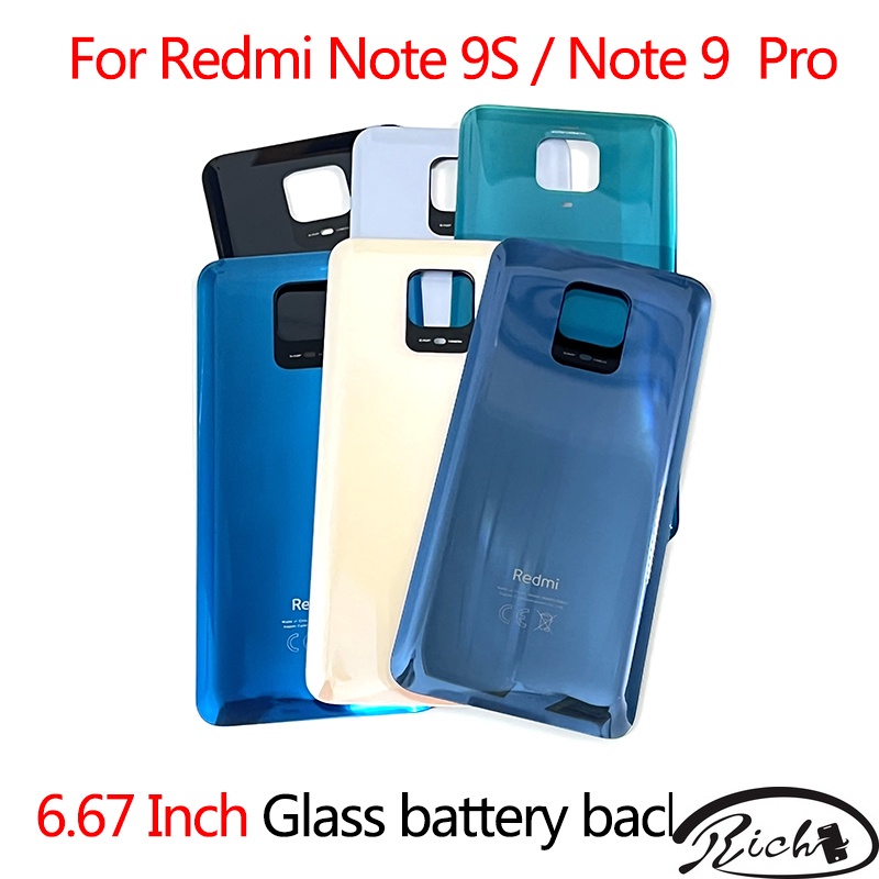 เคสแบตเตอรี่ด้านหลัง 3d สําหรับ Xiaomi Redmi Note 9 Pro S Note 9Pro Note 9S