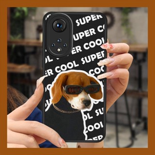 funny luxurious Phone Case For Huawei Honor50 Cartoon soft shell Dirt-resistant leather personality Phone lens protection