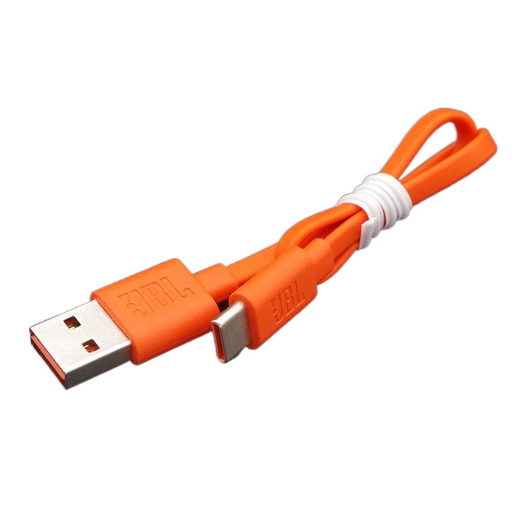 Jbl สายชาร์จลําโพง TypeC แบบสั้น สีส้ม BRIC GO3 Charge4 Flip5 Pulse5