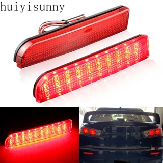 Hys ไฟเบรกท้าย LED สะท้อนแสง สีแดงควัน สําหรับ Mitsubishi Lancer EVO X 08-2018 Evolution X 08-2016 Outlander Sport RVR ASX