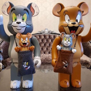 Bearbrick โมเดลฟิกเกอร์ รูปหนู และแมว 400% ของเล่นสําหรับเด็ก