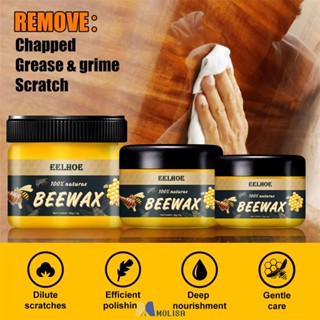 80G Natural Beewax Furniture Polish Wood Seasoning Wax For Furniture Repair MOLISA MOLISA