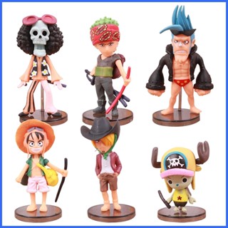 ของเล่นฟิกเกอร์ One Piece Luffy Shanks Roronoa Zoro One Piece Monkey d Luffy Pvc สําหรับตกแต่งบ้าน