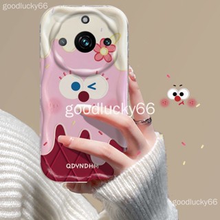 เคสโทรศัพท์มือถือแบบนิ่ม ใส กันกระแทก ลายครีมไอศกรีม สําหรับ Realme 11 Pro+ realme11pro+ Realme10Pro