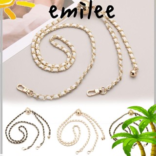 Emilee สายโซ่เหล็ก แบบบาง ถอดออกได้ ปรับได้ สําหรับกระเป๋าสตางค์ DIY