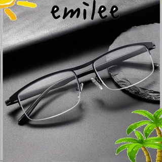 Emilee กีฬา แว่นอ่านหนังสือ กรอบแฟชั่น ป้องกันดวงตา แว่นตาสายตายาว เรียบง่าย