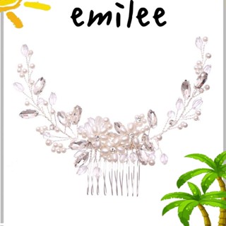 EMILEE ที่คาดผม ลายดอกไม้ แฟชั่นเจ้าสาว สําหรับผู้หญิง