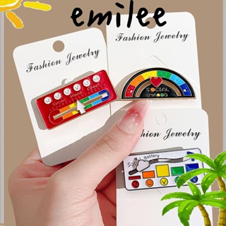 Emilee เข็มกลัด ลาย Social Mood Pin เครื่องประดับ สําหรับตกแต่งเสื้อผ้า กระเป๋าเป้สะพายหลัง