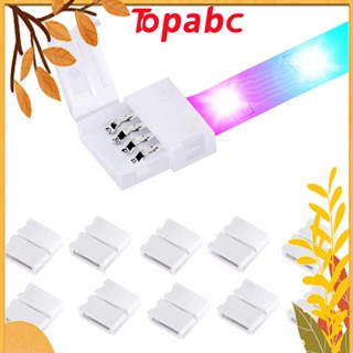 TOP อะแดปเตอร์เชื่อมต่อสายไฟ LED 4-Pin 10 20 50 ชิ้น