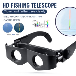 Hands Free Binoculars Magnification Zoom Enlarge Glasses Fishing Telescopes