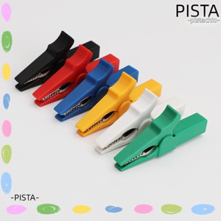 Pista คลิปหนีบปากจระเข้ ปากกามัลติมิเตอร์ พลาสติก 55 มม. 5 ชิ้น