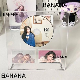 Banana1 ขาตั้งอะคริลิค 3 นิ้ว สําหรับวางการ์ดรูปภาพ ซีดี ตกแต่งบ้าน