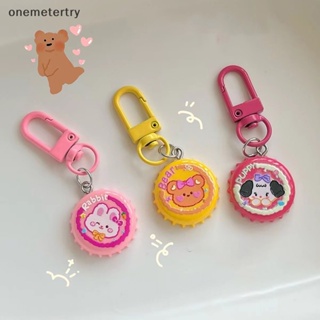 Onem Kawaii พวงกุญแจ จี้รูปกระต่ายหมีน้อยน่ารัก สร้างสรรค์ สําหรับตกแต่งกระเป๋าเป้สะพายหลัง รถยนต์ ของขวัญวันเกิดเด็ก