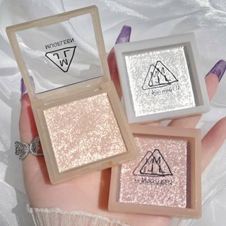 Leen ML337 บลัชออนปัดแก้ม เนื้อแมตต์ กระพริบแสง กระพริบธรรมชาติ สีทองแชมเปญ#OPEN ด้านข้าง, สีเบจอ่อนโยน, ทุกรอบ, ผ่านประกายมุกและสีที่แตกต่างกันสามประการ, นําเสนอความรู้สึกบนใบหน้าอวบอิ่มสามมิติ