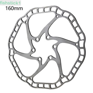 Fishstick1 แผ่นเบรกโรเตอร์ สเตนเลส สําหรับจักรยานเสือภูเขา MTB
