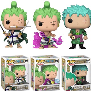 FUNKO Zoro(enma) ตุ๊กตาฟิกเกอร์ One Piece Roronoa Zoro 923# 327#