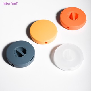 [InterfunT] กล่องเก็บสายชาร์จ ทรงกลม แบบพกพา พับเก็บได้ 1 ชิ้น [ใหม่]